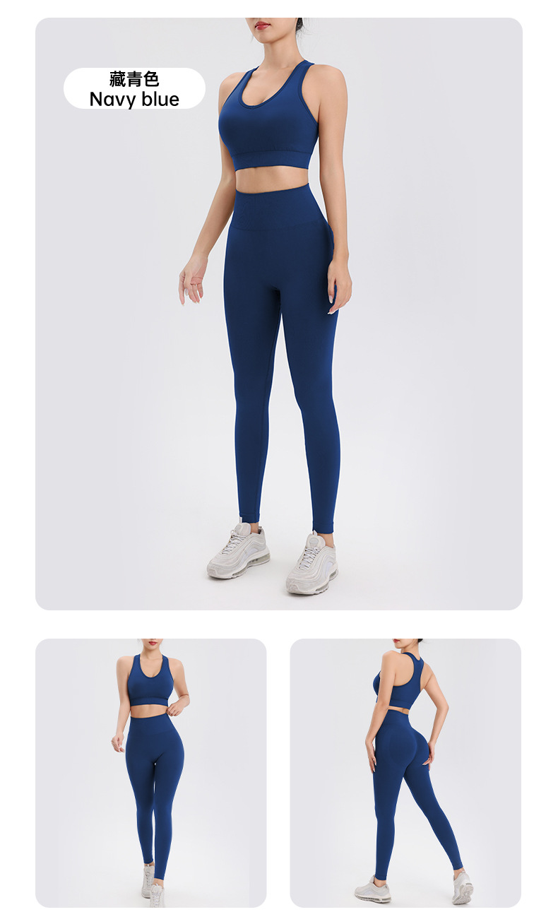 Bộ đồ tập thể thao Yoga : Áo ngực thể thao, quần dài tập chạy nhanh khô, chất liệu co giãn cao, thoải mái