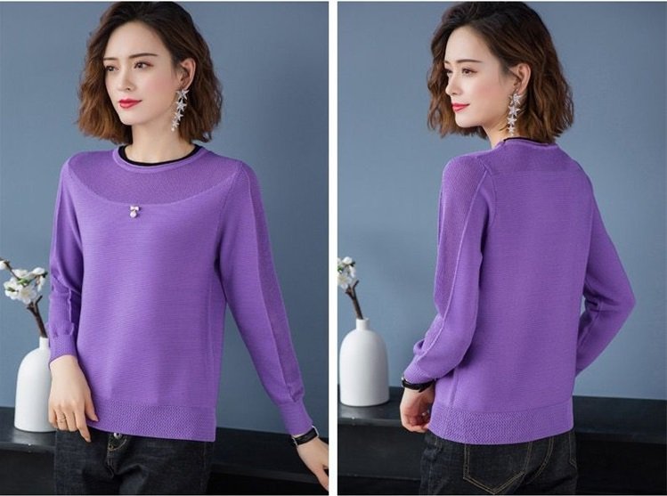 Áo len nữ dài tay ấm áp Dv18