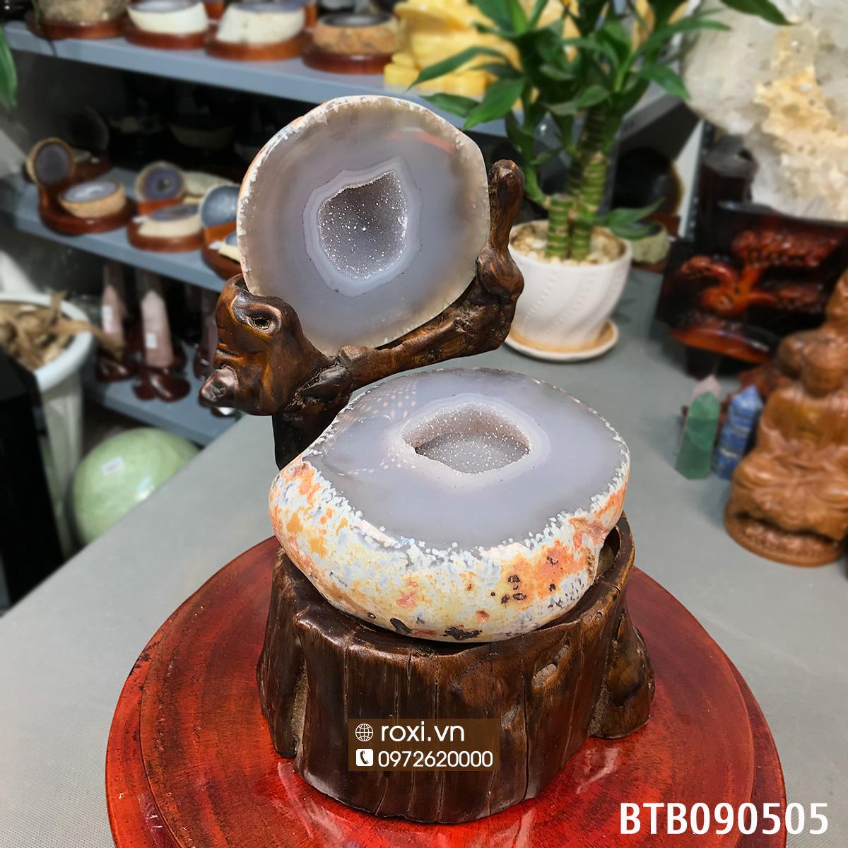 Bát Tụ Bảo Mã Não 2,4Kg