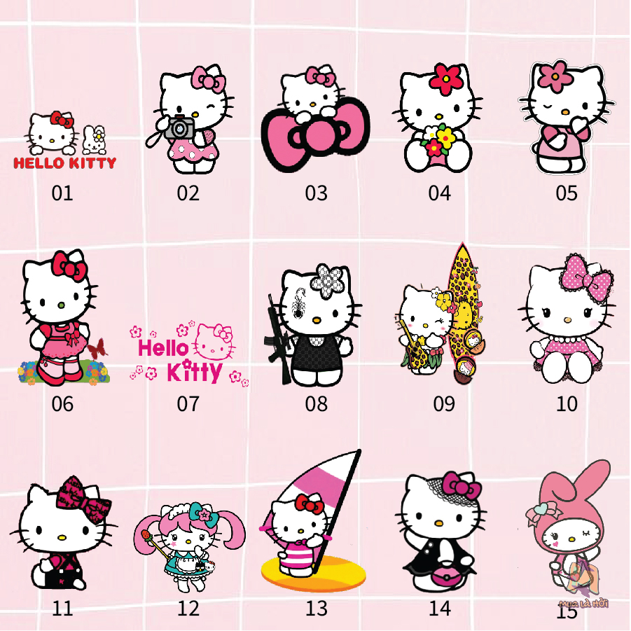 Túi Tote in hình chủ đề Hello Kitti