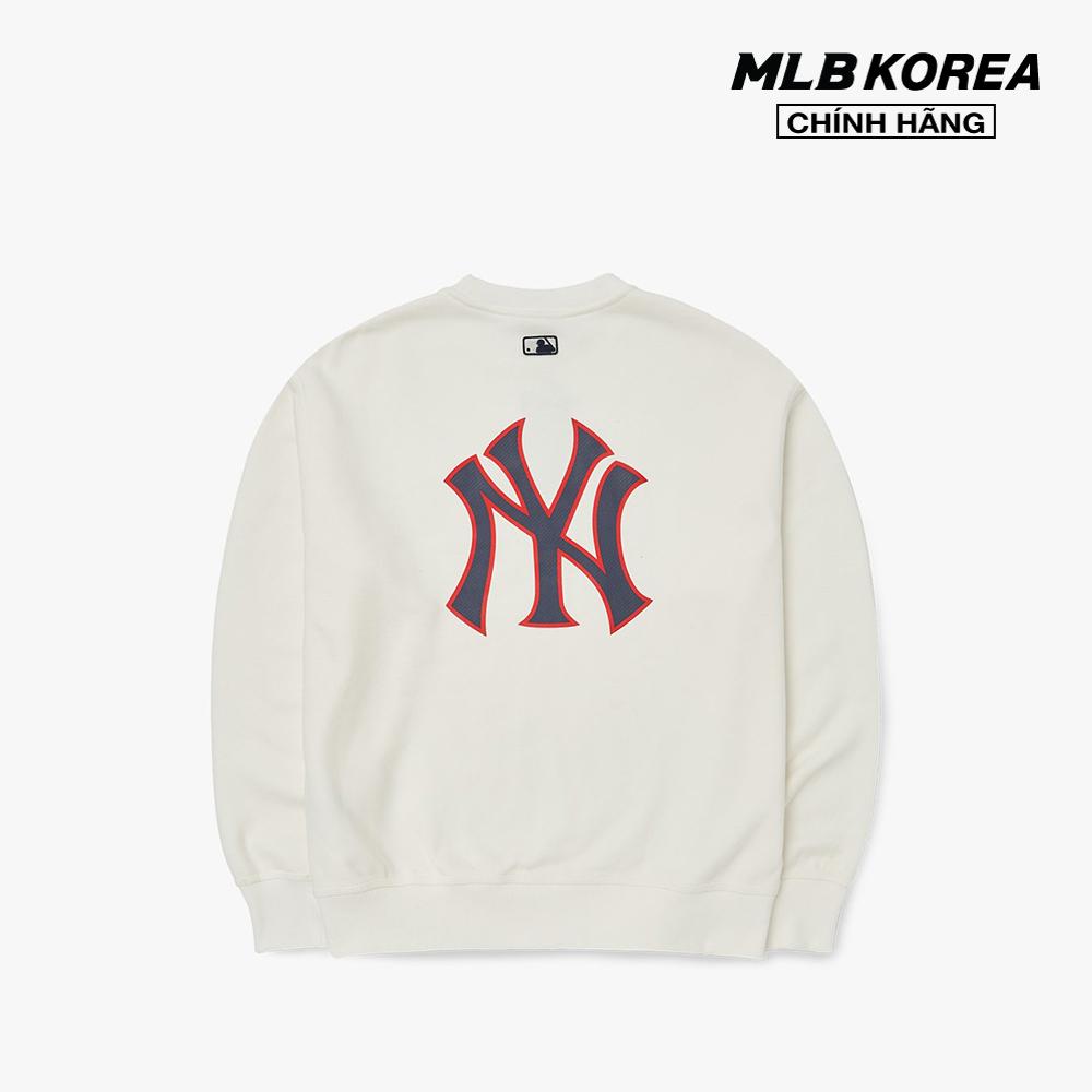 MLB - Áo sweatshirt phom suông Basic Big Logo Brushed Overfit 3AMTB0626