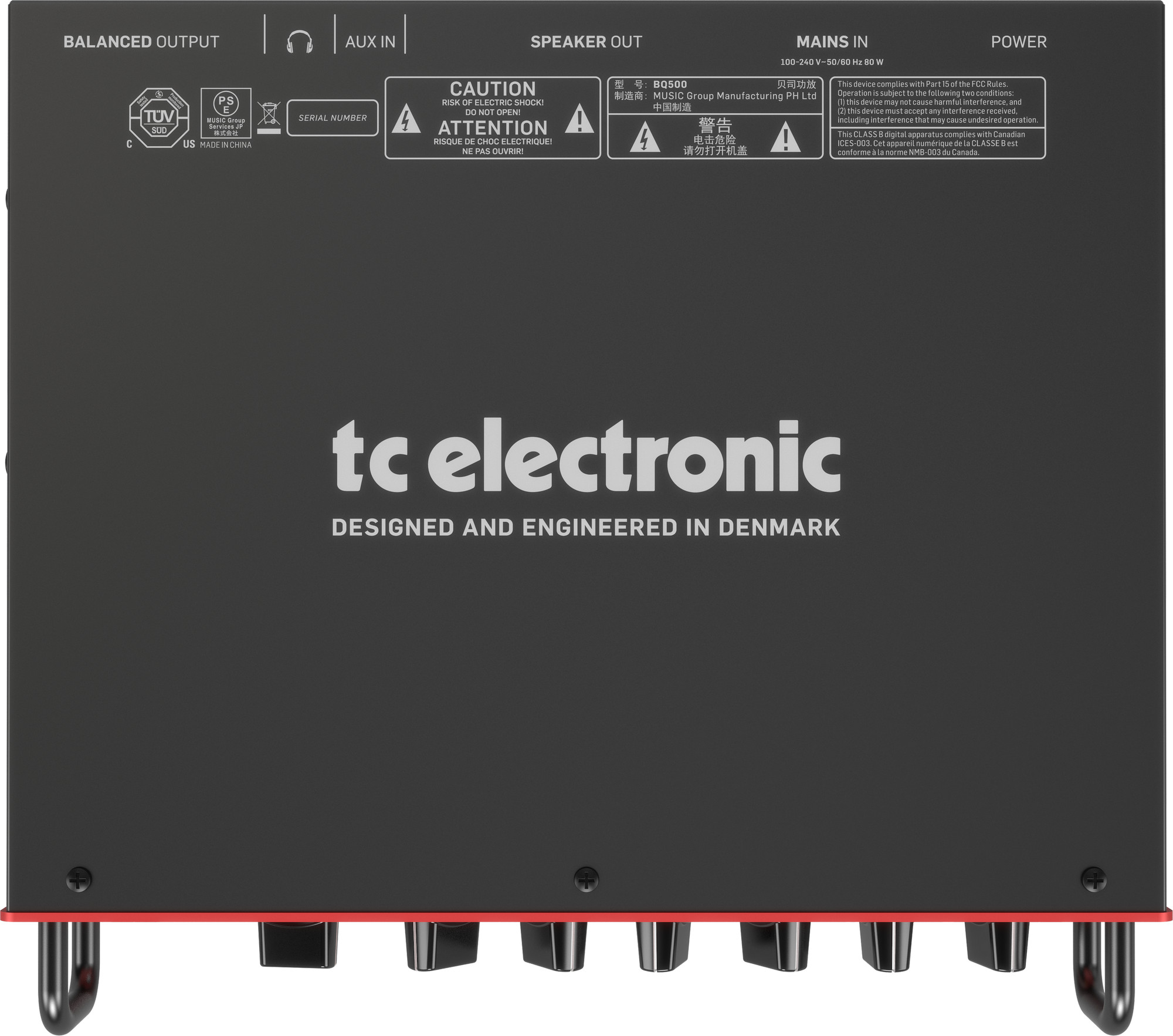 TC Electronic Bass Amplifier Head BQ500-Hàng Chính Hãng