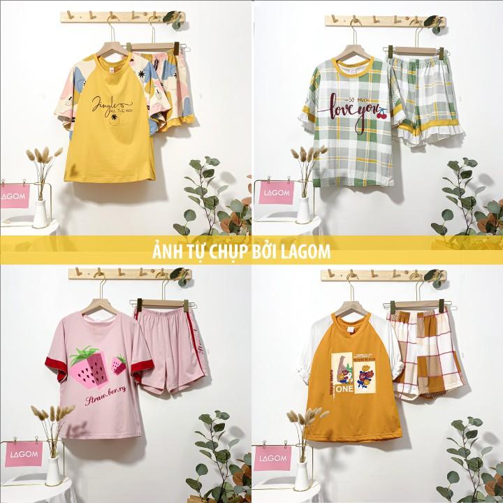 Bộ Mặc Nhà Nữ Mùa Hè Cotton Đẹp