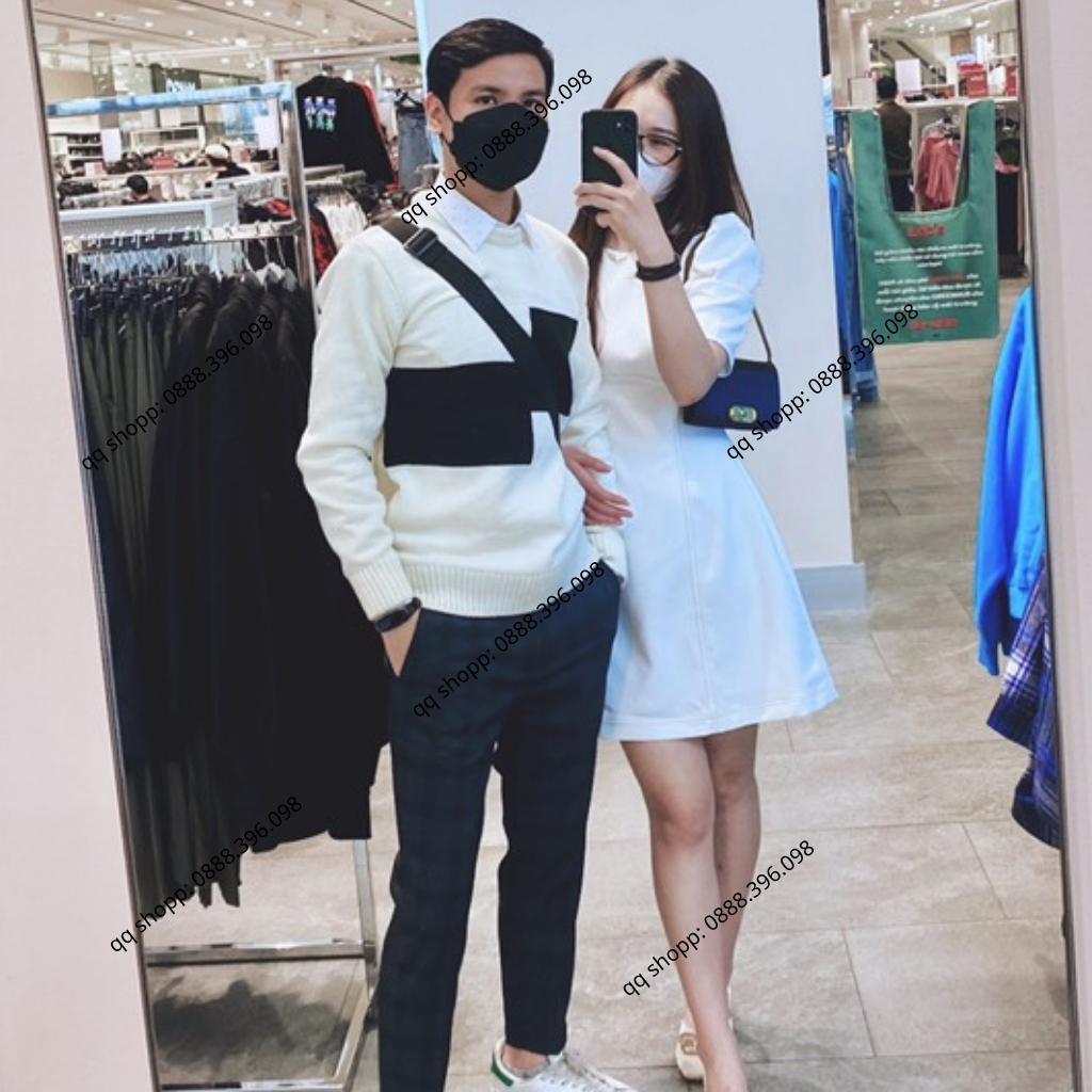 Áo len caro áo len nam cao cấp dài tay cổ tròn phong cách hàn quốc - QQ.SHOP