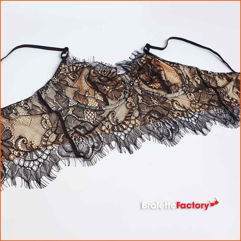 Bralette croptop sexy phối màu vàng đen N09