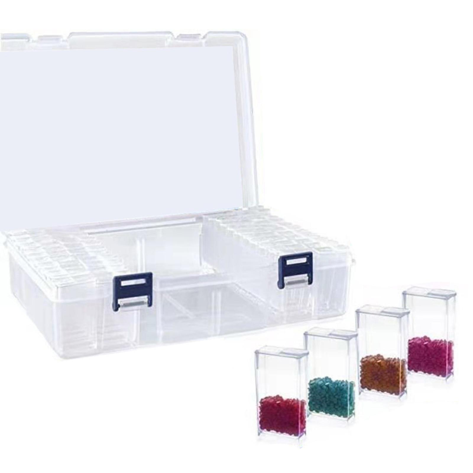 Diamond Painting Tools and Accessories with 44 Slots Diamond Painting Storage Containers Box Case for Adults or Kids, Apply to 5D Diamond Painting
