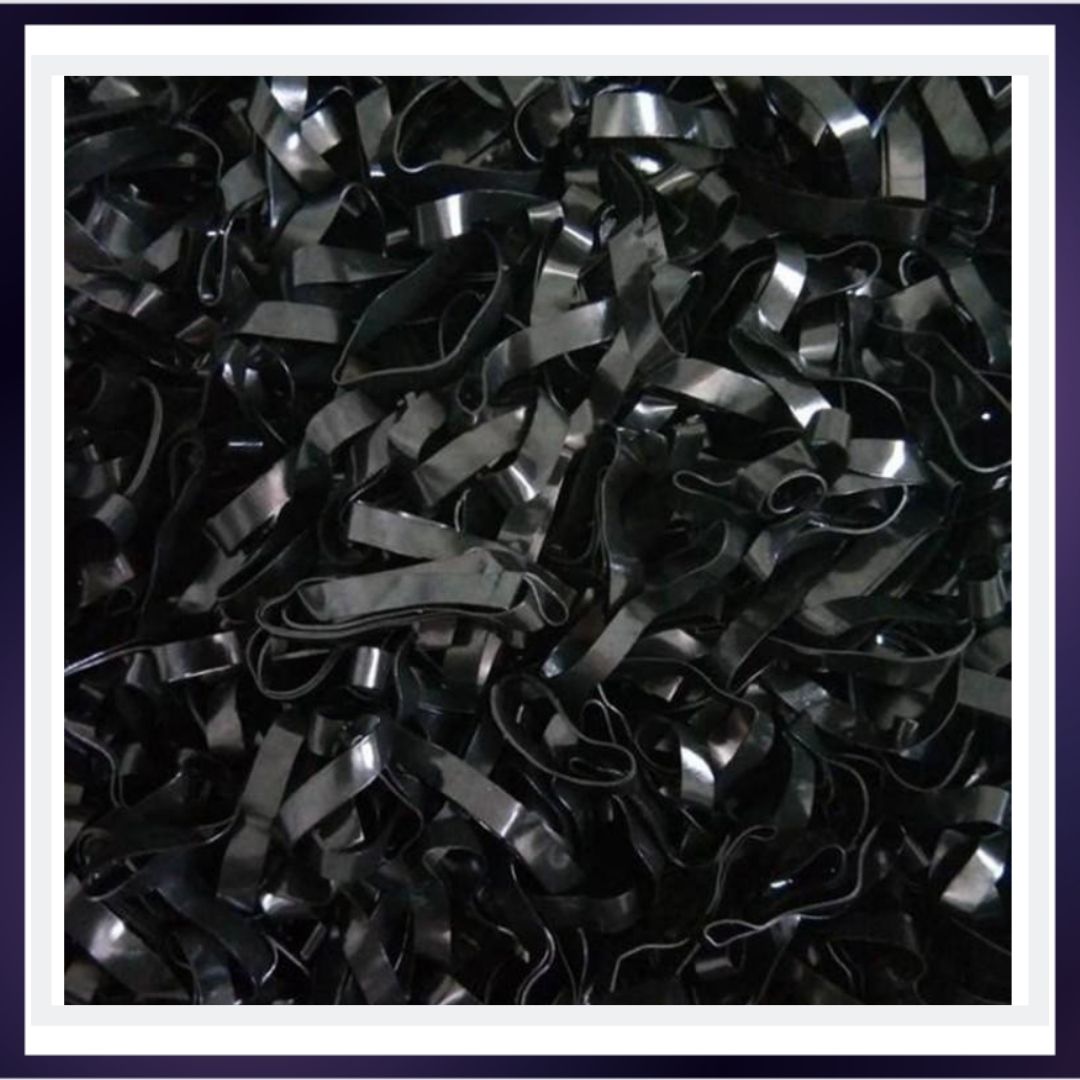 Dây thun buộc tóc màu đen túi 100gram