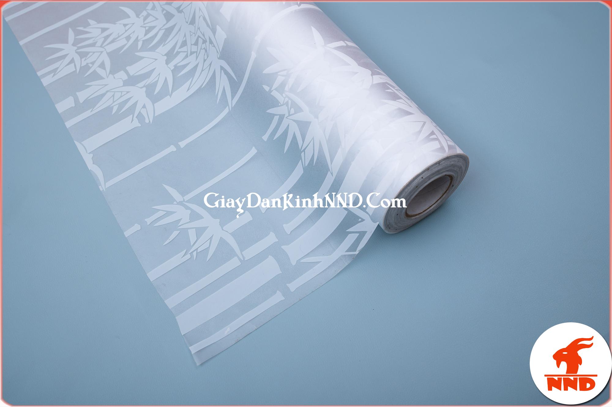 Giấy decal dán kính trang trí hoa văn 3D