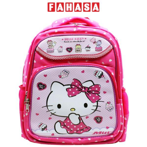 Ba Lô Học Sinh Hello Kitty - Miti BL1076WL_KIT2_PIN.D_PIN.D