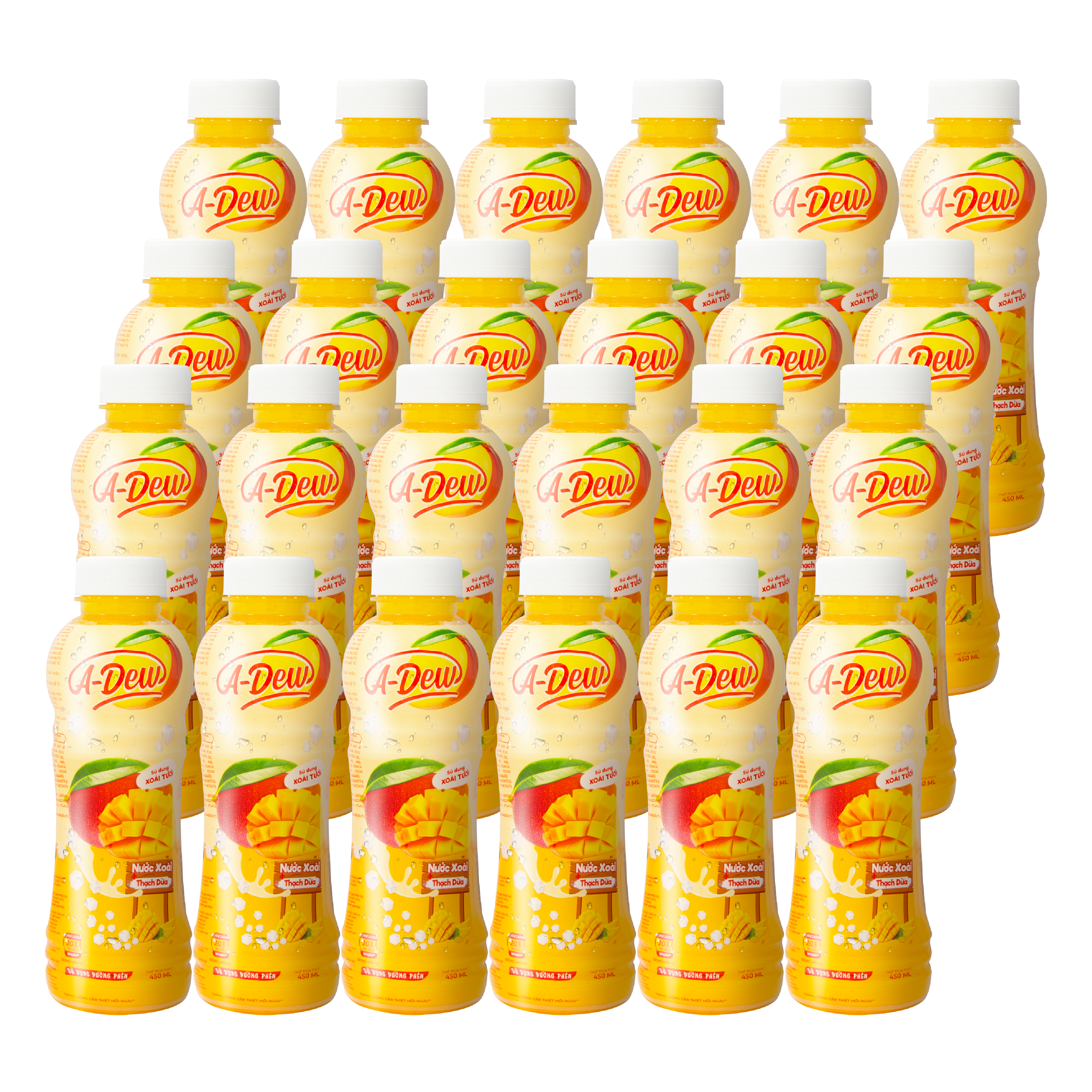 Nước Xoài Thạch Dừa A-Dew 450ml - Thùng 24 Chai