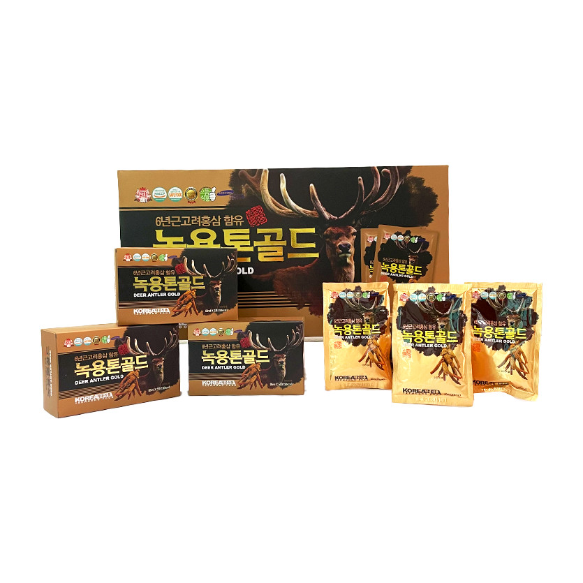 Bộ Túi Nước Hồng Sâm Taewoong Food Nhung Hươu (60ml x 30 Gói)