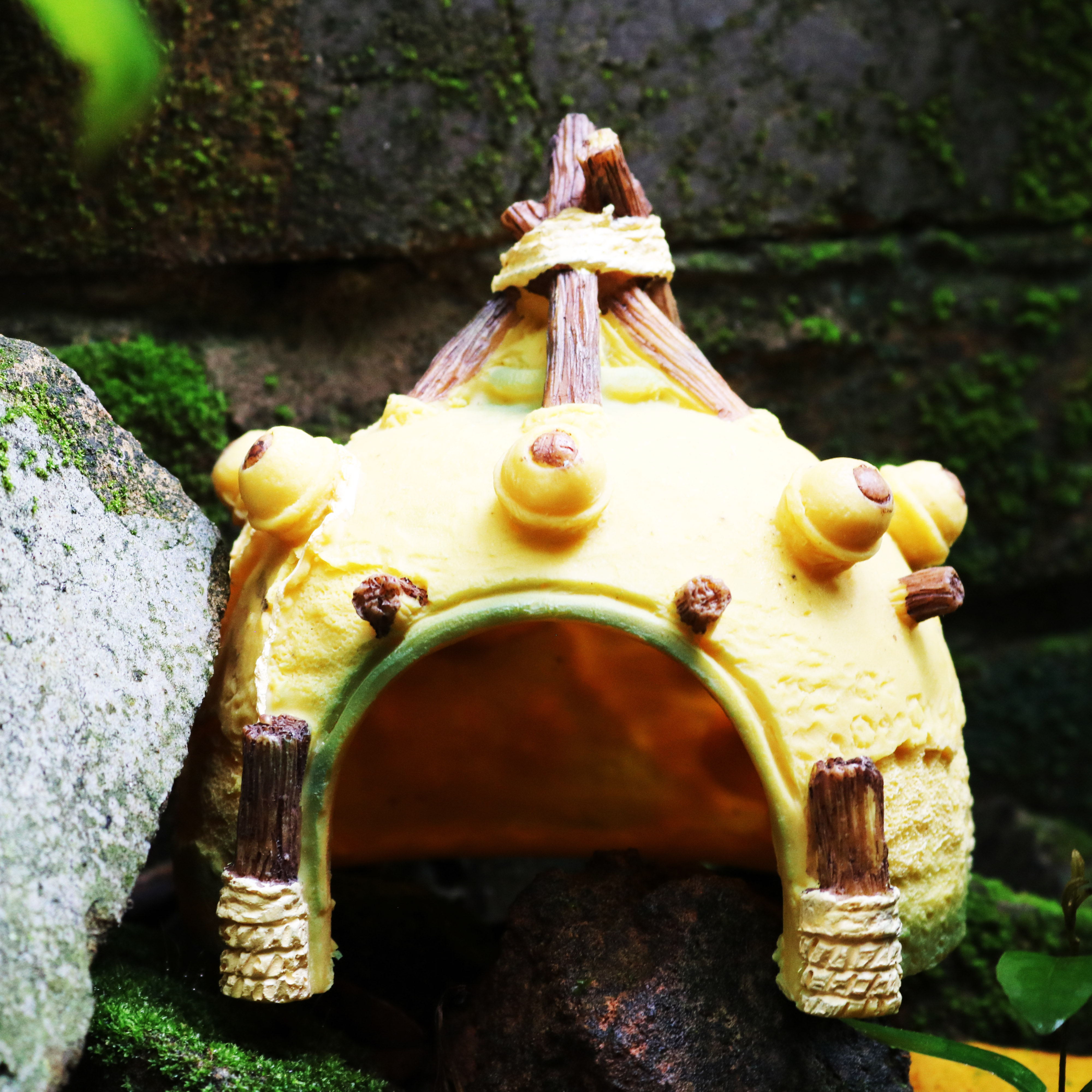 Mô hình Túp Lều Gai trang trí tiểu cảnh - thủy sinh - terrarium