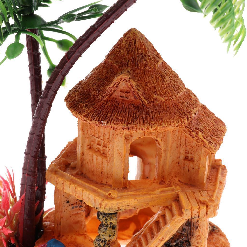 Aquarium Ornament Decoration Fish Bowl Tank Terrarium Goldfish Reptile Tree