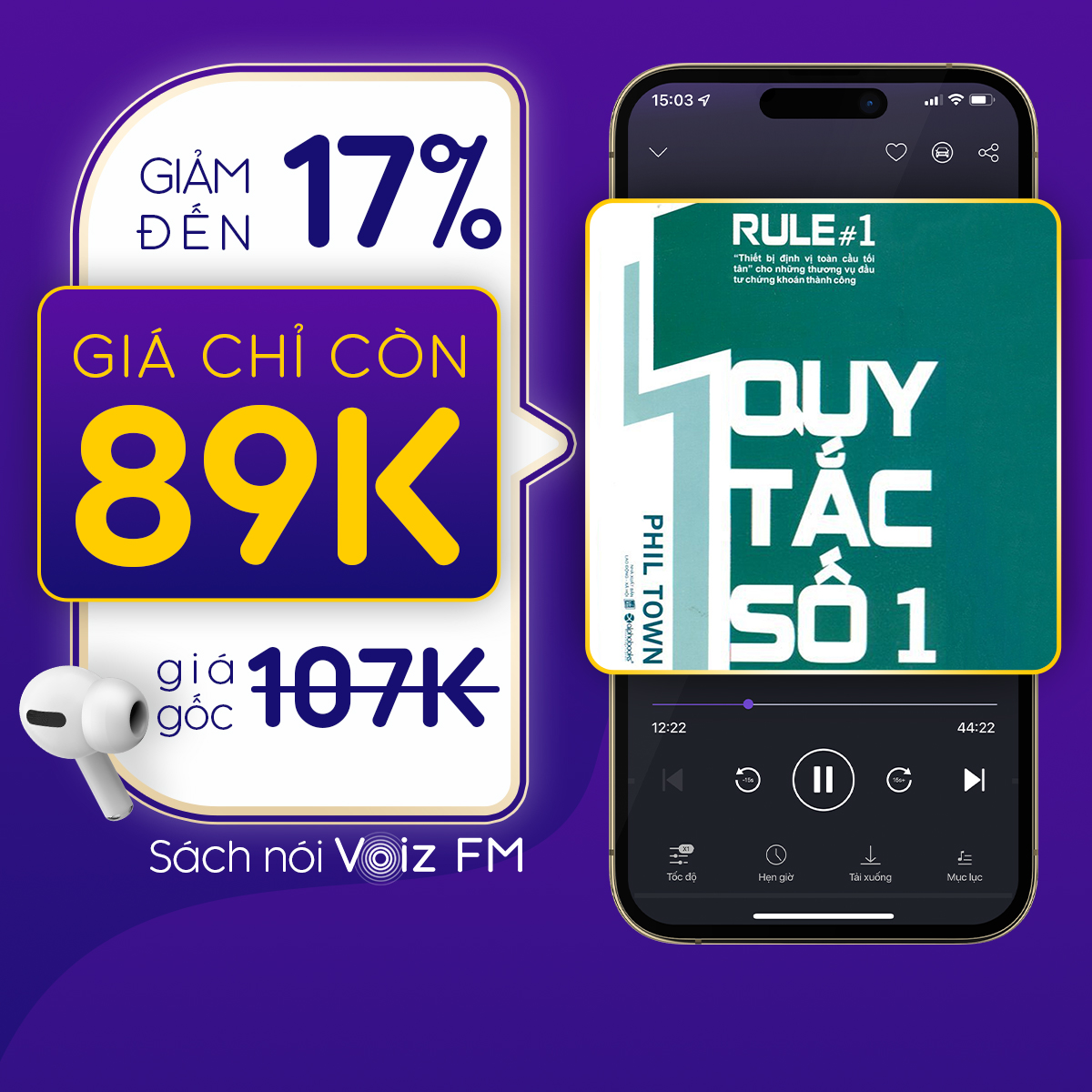 [Quy Tắc Số 1] Voiz FM - Voucher nghe Sách Nói