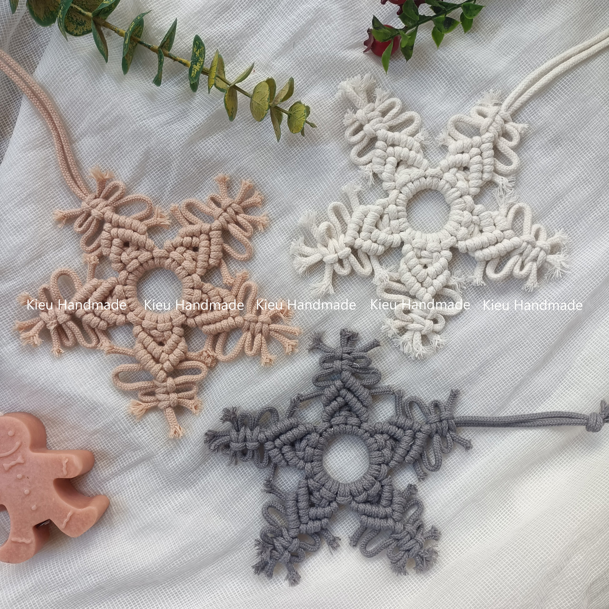 Bó 10 mét dây dệt macrame, sợi dệt 3mm - làm dây đeo điện thoại