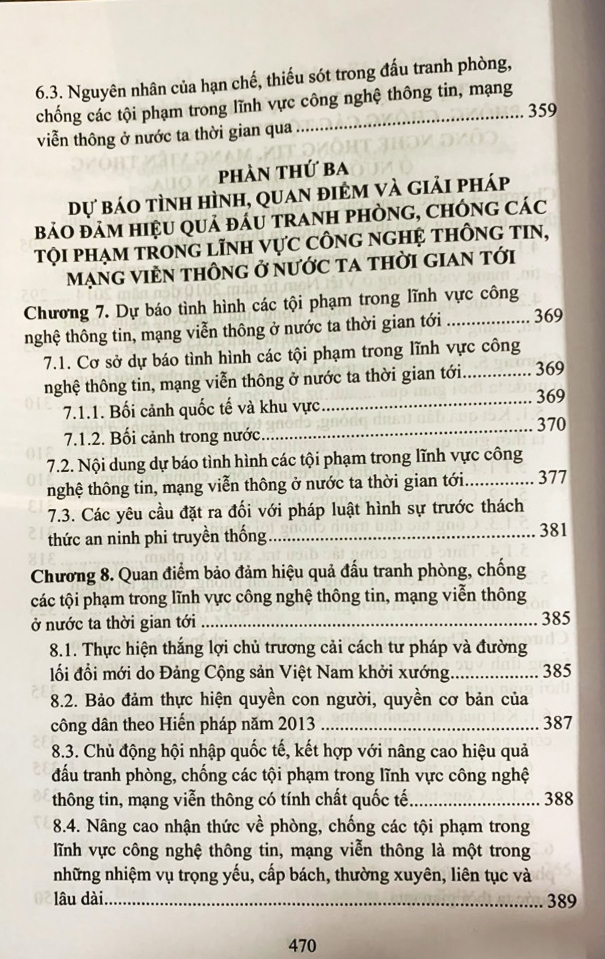 Phòng Chống Tội Phạm Trong Lĩnh Vực Công Nghệ Cao