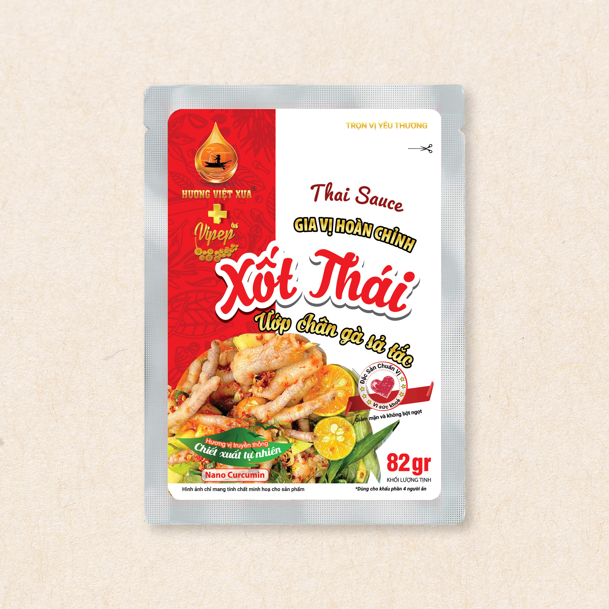 Gói Gia Vị Xốt Thái Vipep 82g