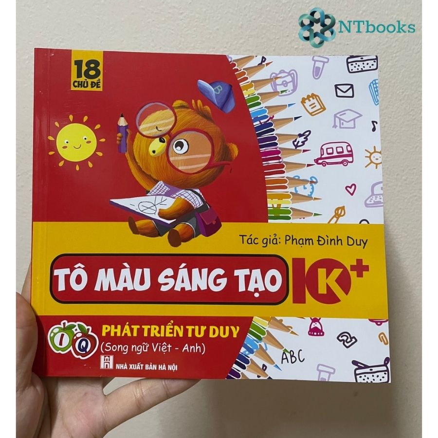 Tô màu sáng tạo 10+ Phát triển tư duy  - NTbooks