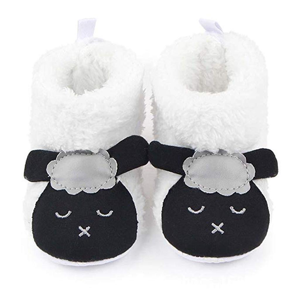 Cute Cartoon Animal Unisex Kids Fleece Shoes Baby