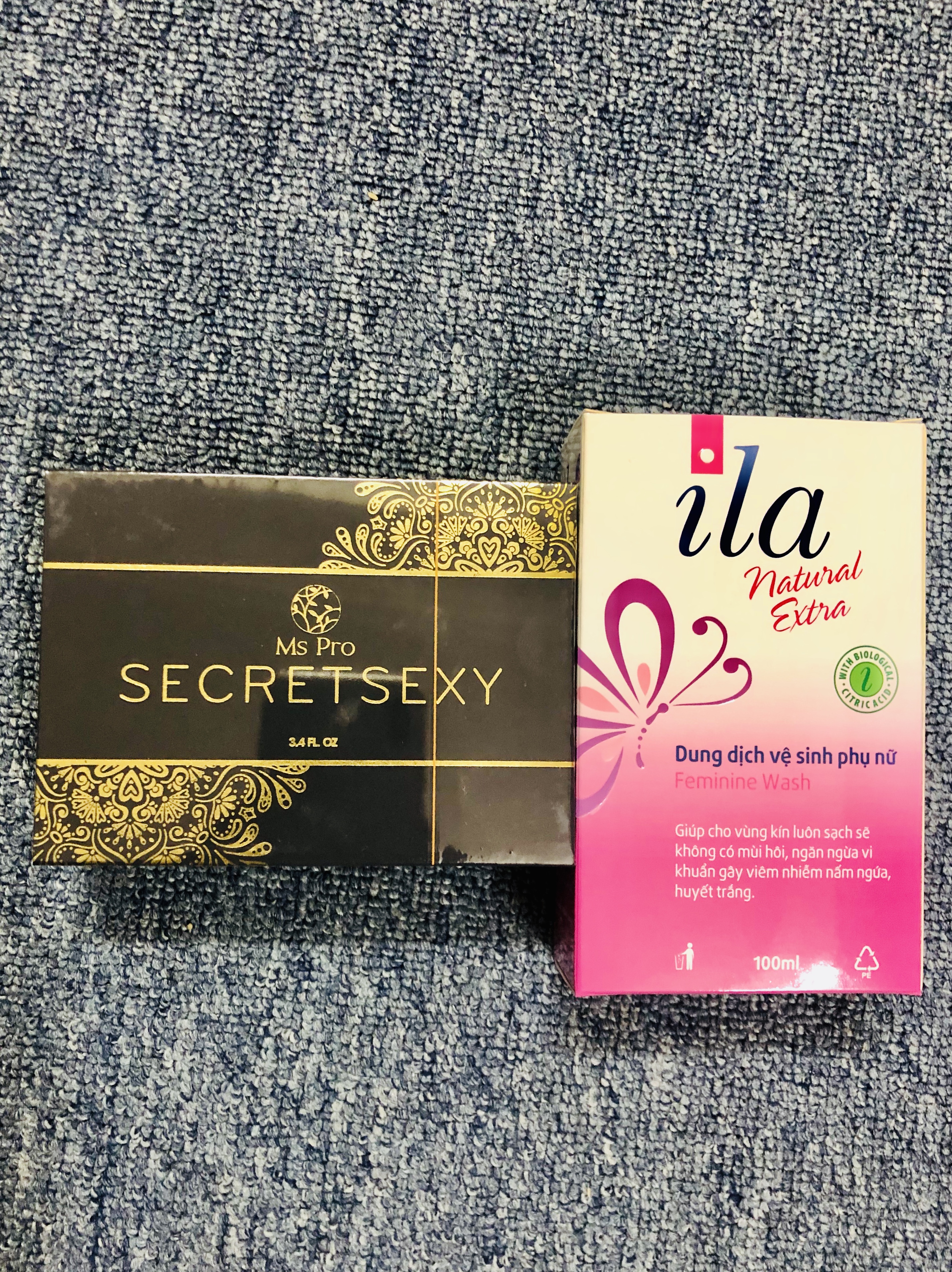 Nước hoa vùng kín Ms Pro Secret Sexy tặng kèm 01 chai dung dịch vệ sinh phụ nữ ILa