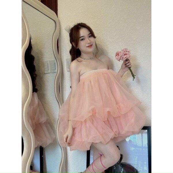 ĐẦM VÁY BABYDOLL BỒNG BỀNH 2 TẦNG CHẤT TƠ SIÊU MỊN DẠNG ỐNG XÒE CỰC XINH CHẤT TƠ KO CHÊ VÀO ĐÂU ĐƯỢC