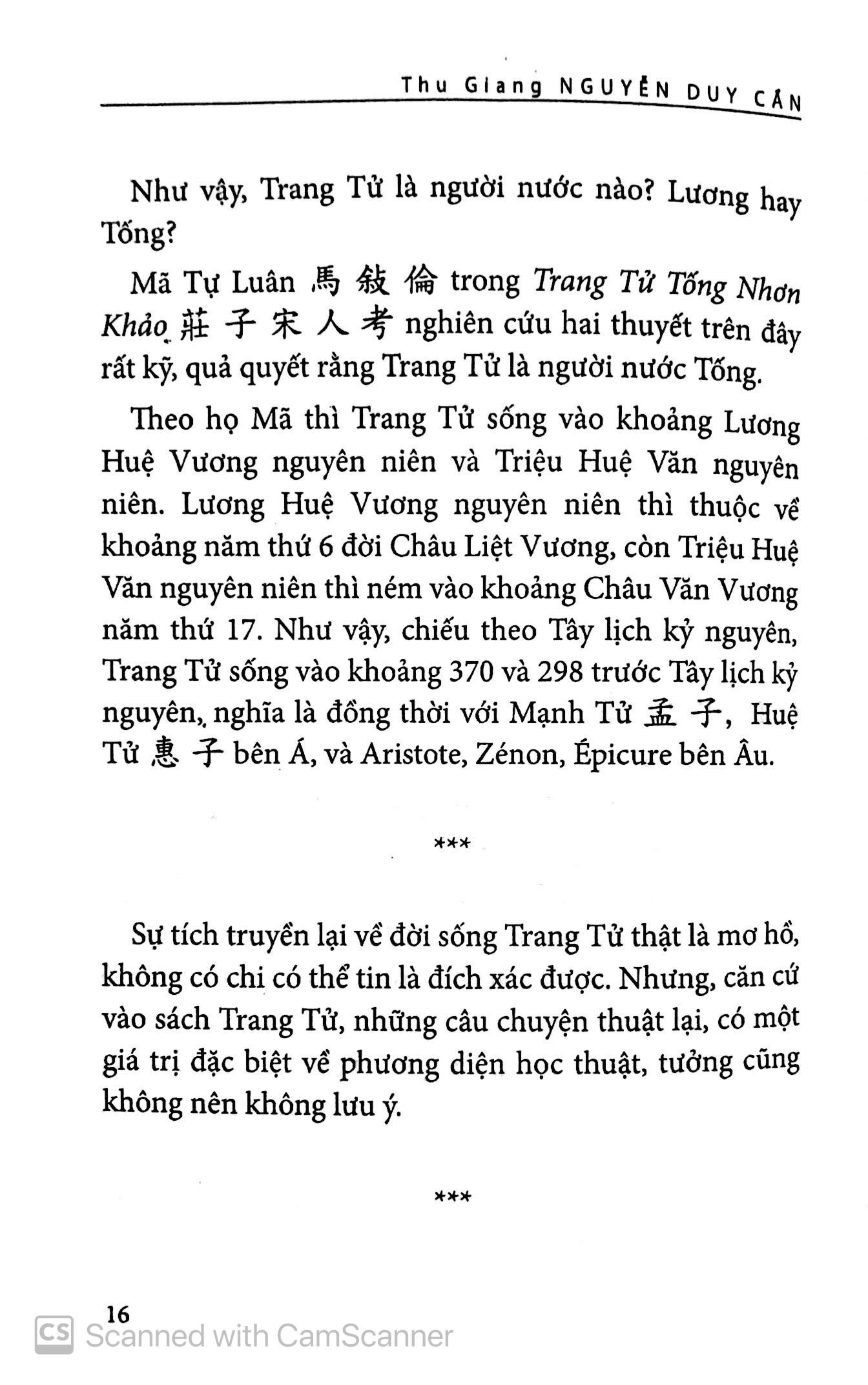 Trang Tử Nam Hoa Kinh (Tập 1)