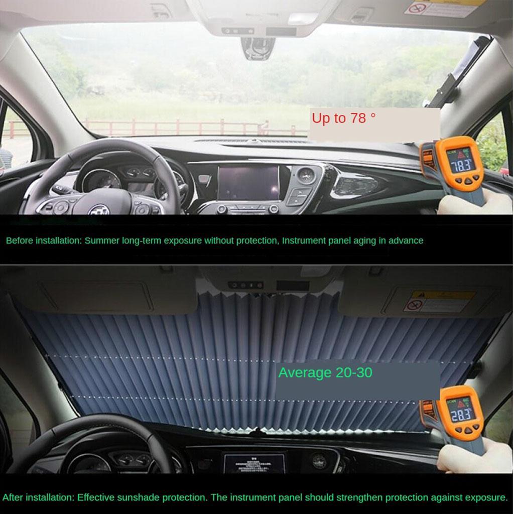 Universal Car Vehicle Retractable Curtain Prevent  Into Your Car