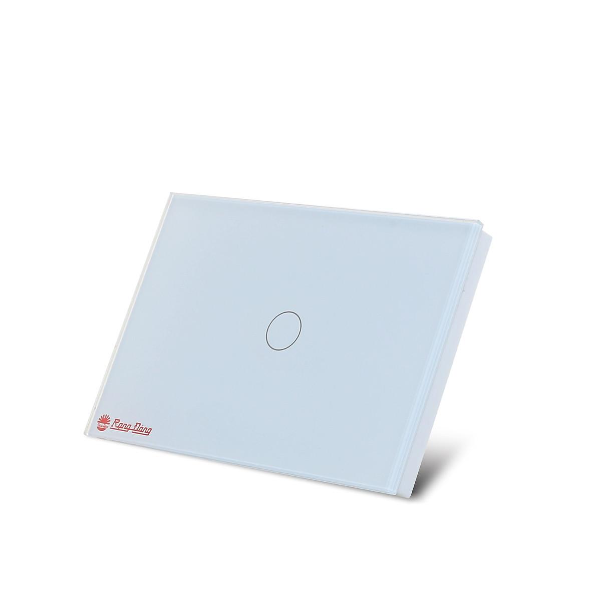 Công tắc cảm ứng âm tường điều khiển từ xa bằng wifi và giọng nói nút bấm chính hãng Rạng Đông Model: RD SW.1