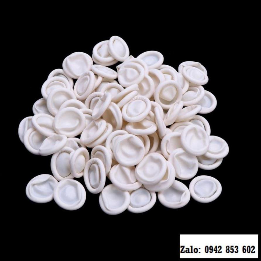 Set 10 Bao Đeo Ngón Tay Bằng Chất Liệu Cao Su Làm Nail, Phun Xăm, Mạch Điện Tử