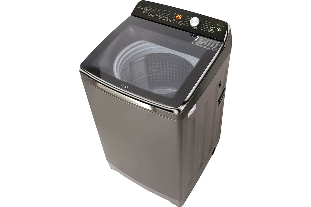 Máy giặt Aqua 11 kg AQW-FR110GT.PS lồng đứng - Hàng chính hãng - Giao tại Hà Nội và 1 số tỉnh toàn quốc