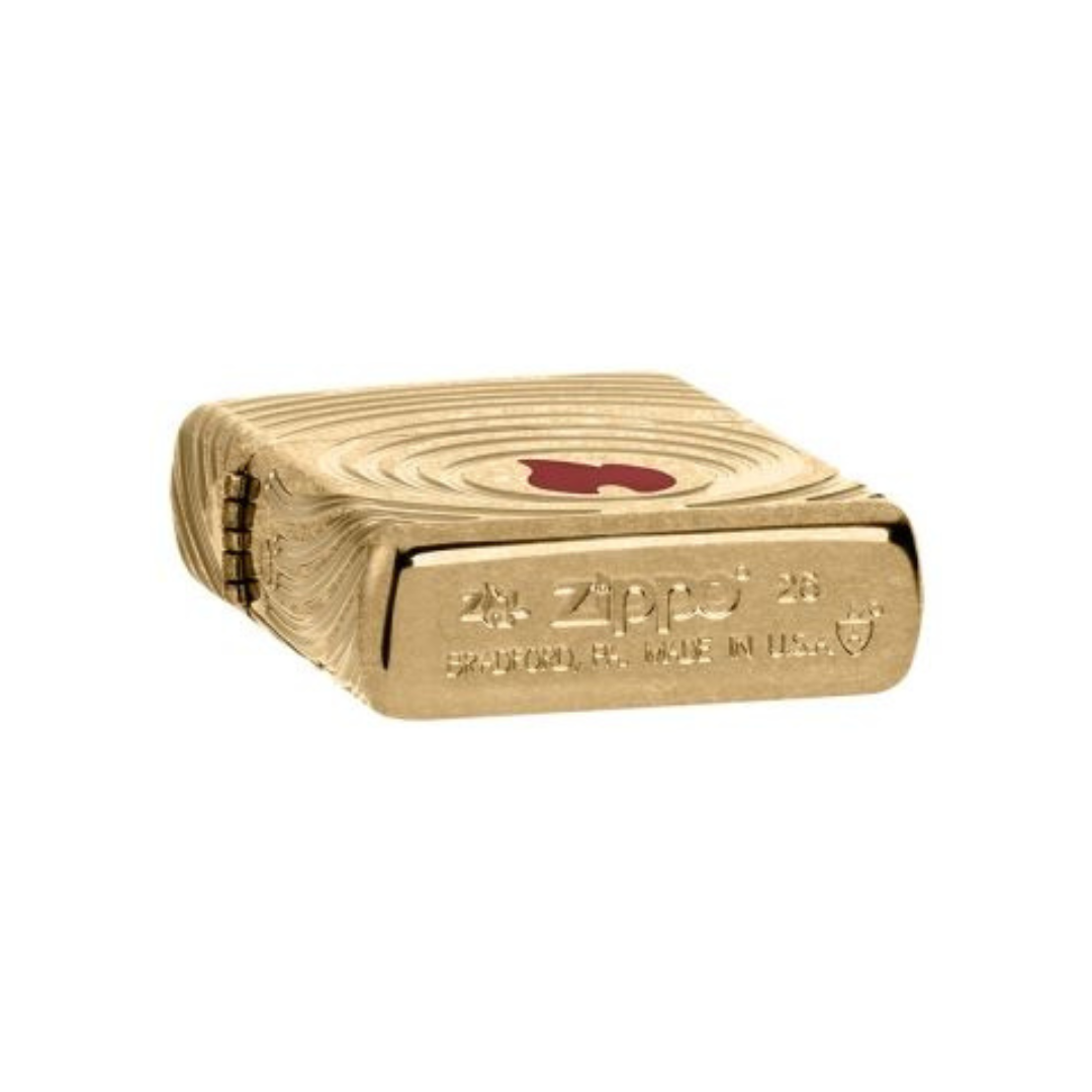 Bật Lửa Zippo 2026 Collectible of the Year - Phiên Bản Sưu Tầm Toàn Cầu với Vỏ Armor Tumbled Brass