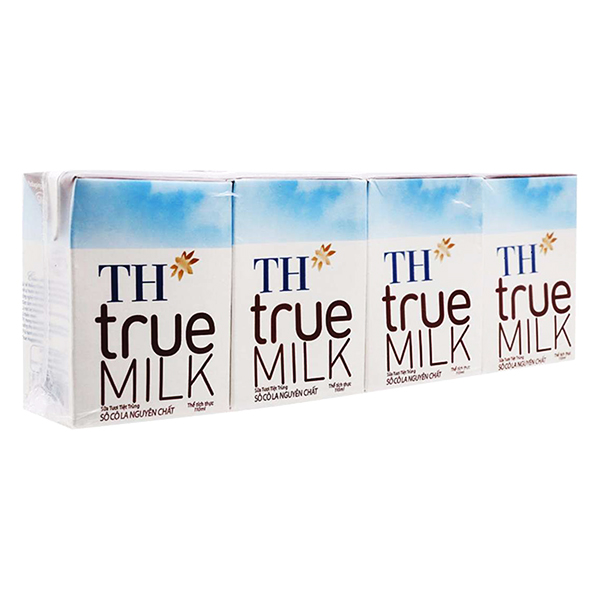 Thùng 48 Hộp Sữa Tươi Tiệt Trùng Sô Cô La TH True Milk (110ml/Hộp)