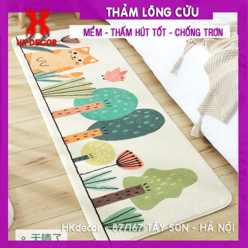 Thảm lông cừu trải cạnh giường ngủ, chân ghế, thảm ngồi bệt LC01