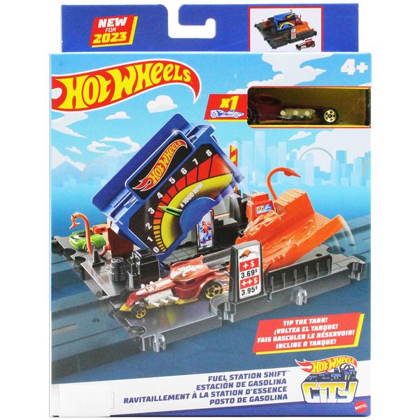 Đồ Chơi Mô Hình Trạm Đổ Xăng - Hot Wheels City HKX45/HMD53