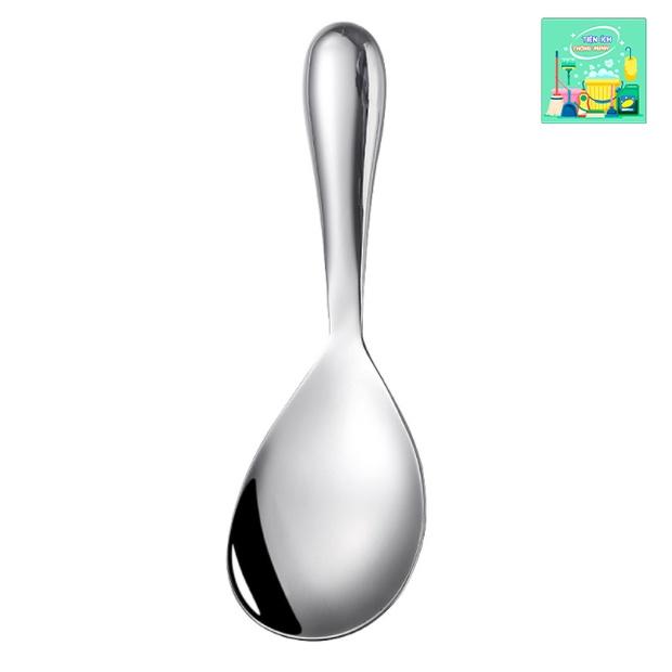 Thìa ăn cơm, muôi xới cơm chống dính. Muỗng inox cao cấp - TT1212