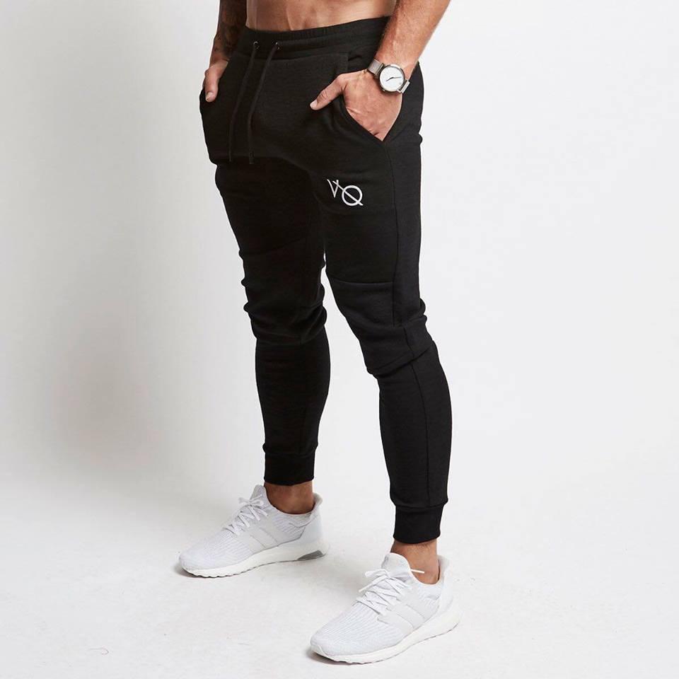 Quần Jogger thể thao màu đen xám co giãn 4 chiều form Body chất liệu thunPoly thấm mồi hôi