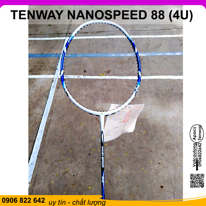 Vợt cầu lông Tenway Nano speed 88 (4U) | Vợt nặng đầu chuyên công, đánh phong trào rèn luyện sức khỏe