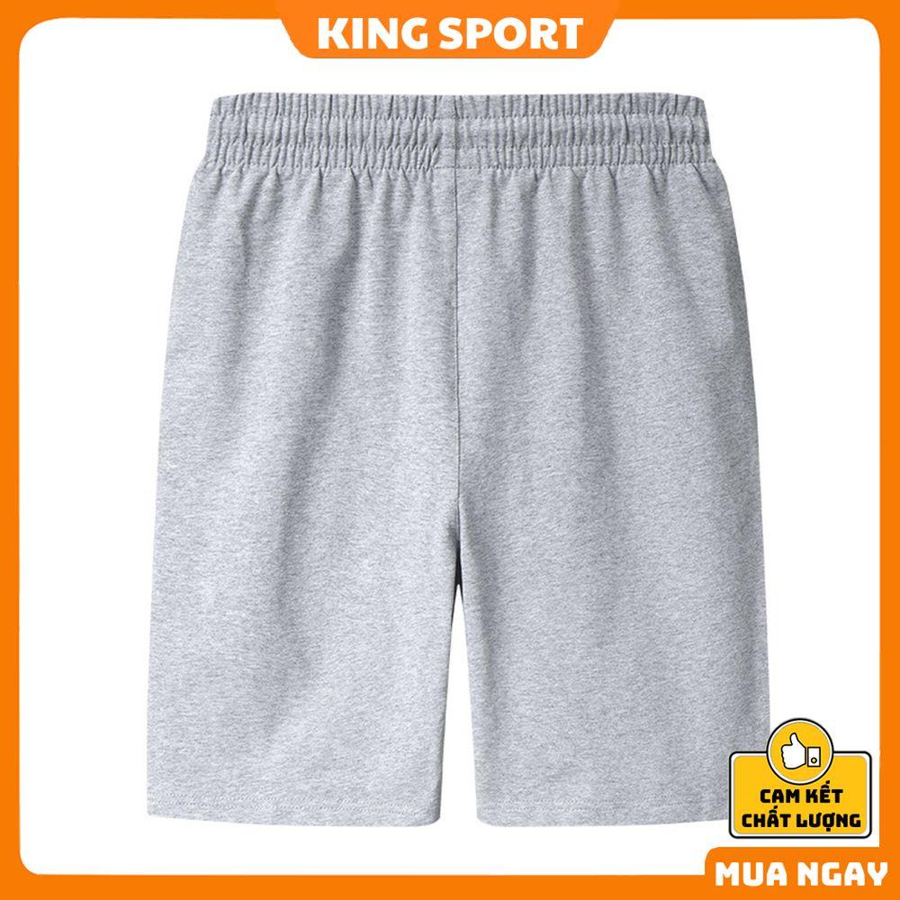 Quần short nam đùi thể thao mềm mịn ống rộng unisex thoáng mát mặc nhà dạo phố năng động BIBINO