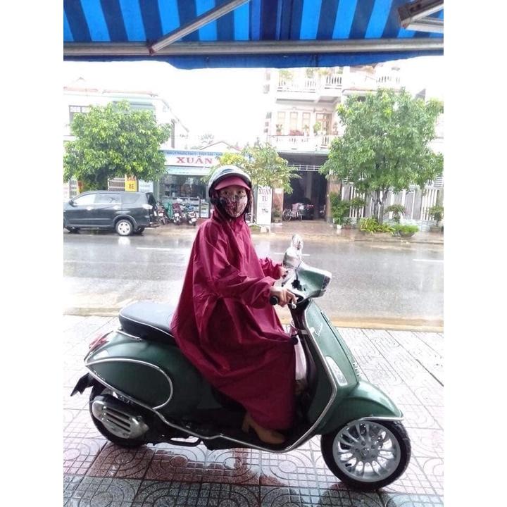 Áo mưa Bít trơn vải dù không xe tà