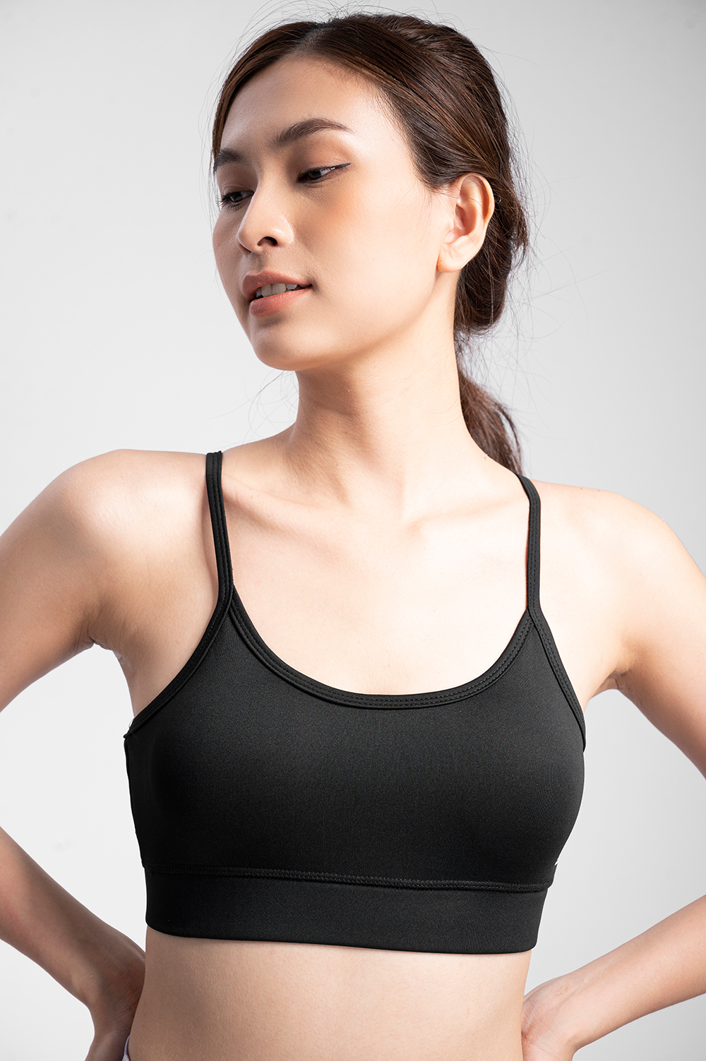 Áo bra 2 dây nữ Fitme Theta V2 chất thun thể thao co giãn thấm hút tốt, chuyên tập gym và yoga cao cấp