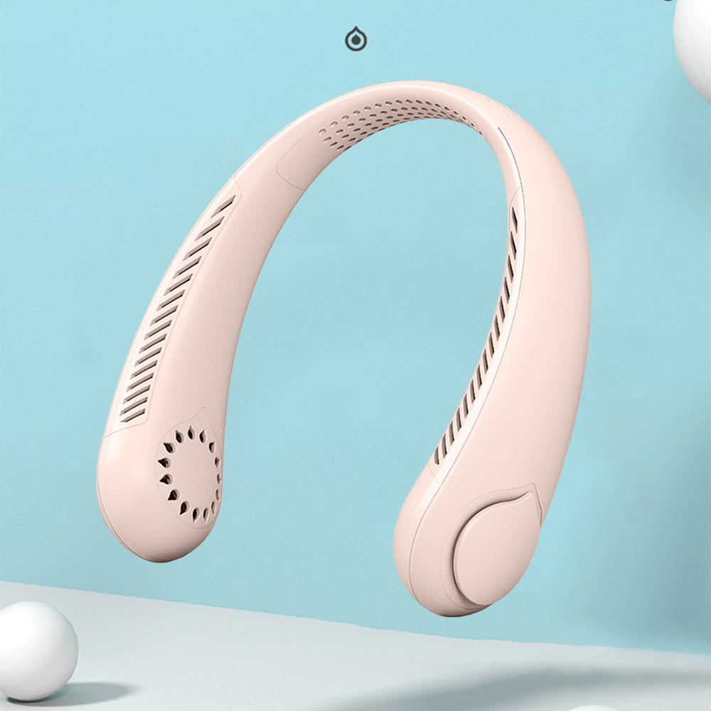 Quạt Kẹp Cổ Di Động Không Cánh 3 Tốc Độ 1800Mah