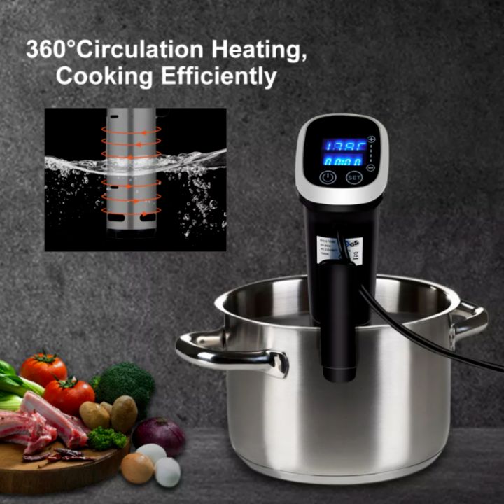 Máy nấu chậm Sous vide Công suất1200W BioloMix SV-8008 - Hàng chính hãng