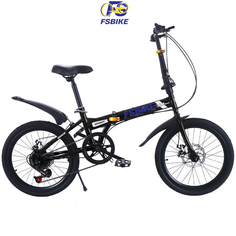 Xe Đạp Thể Thao Gấp Gọn SL001 Vành 20Inch Chịu Tải 160kg FSBike + Tặng Kèm Chắn Bùn