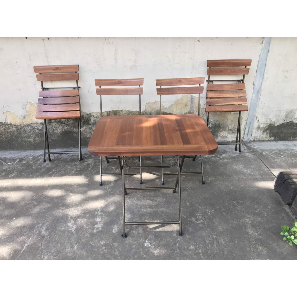 Bộ bàn ghế đẩu mini cafe