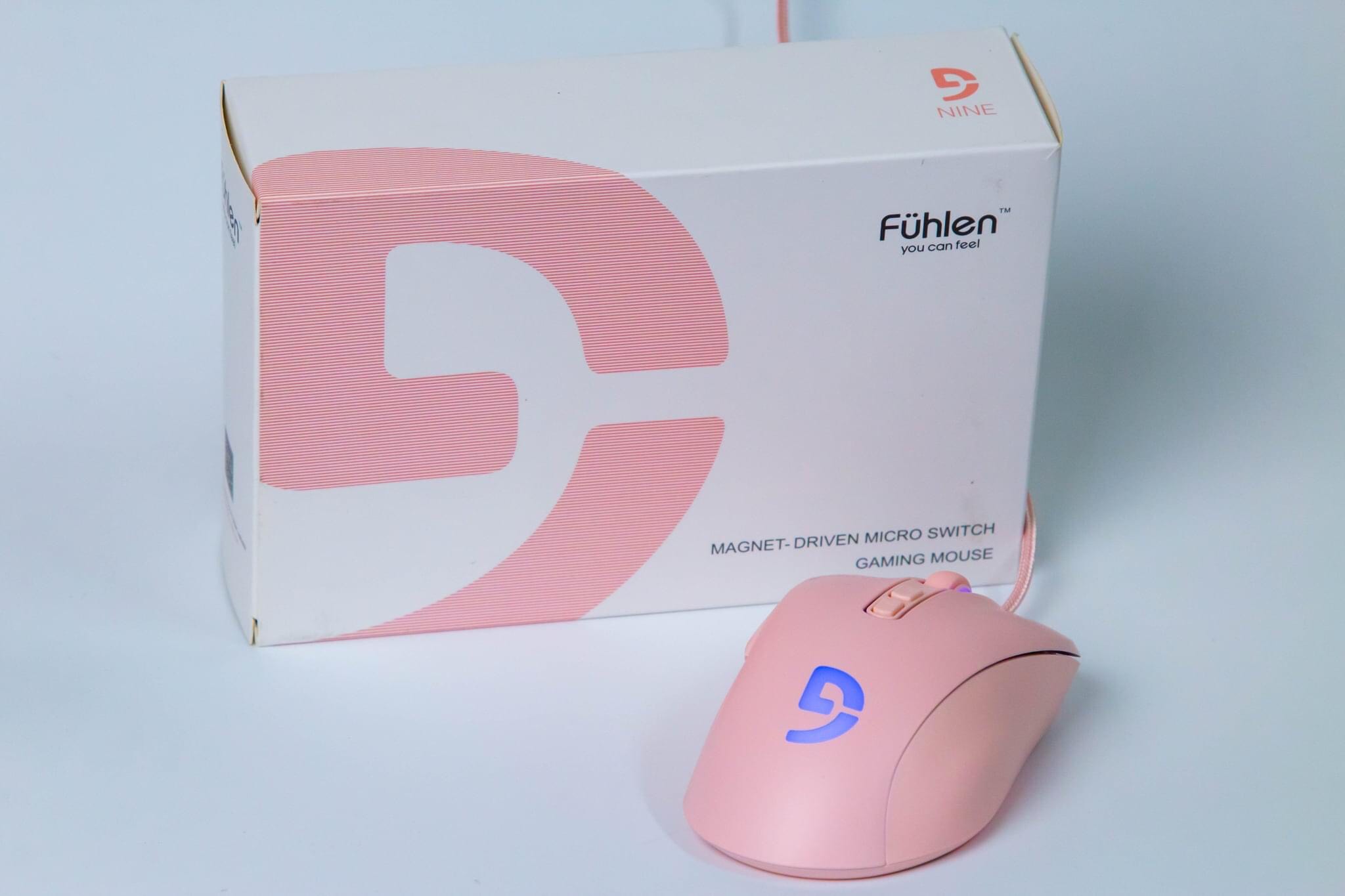 Chuột Gaming Có Dây Fuhlen G90 Pink - Hàng Chính Hãng