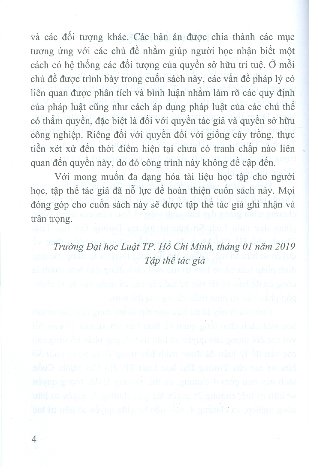 SÁCH TÌNH HUỐNG LUẬT SỞ HỮU TRÍ TUỆ VIỆT NAM (Bình Luận Bản Án) (Tái bản lần thứ nhất, có sửa đổi, bổ sung)