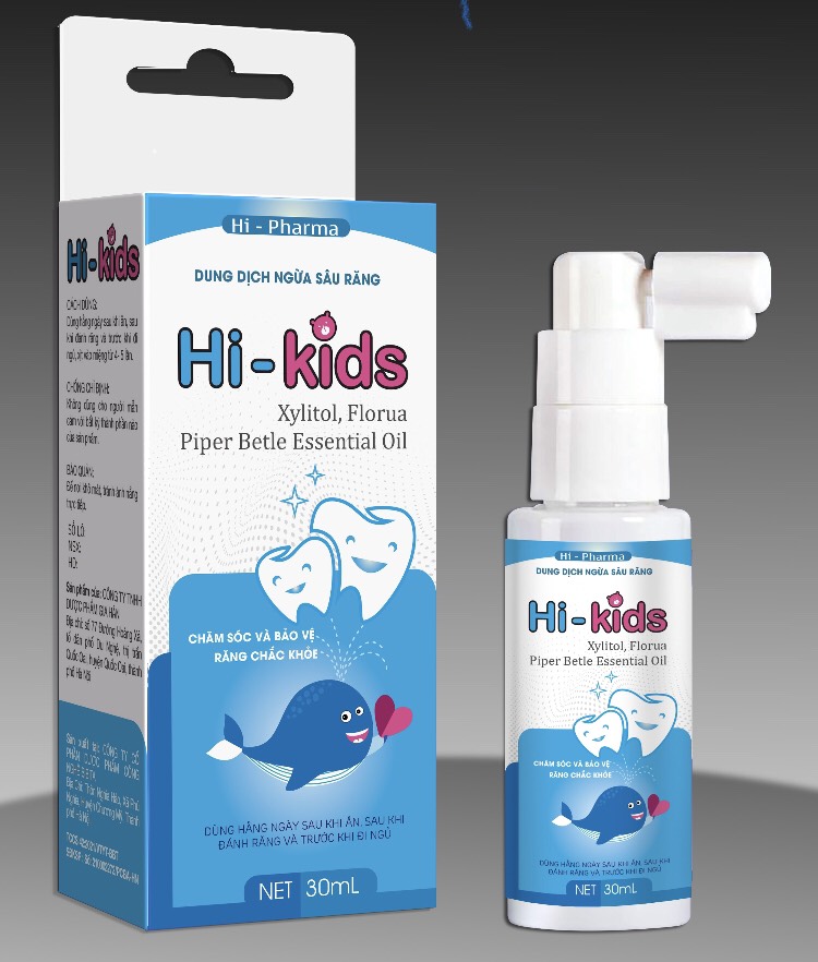 Dung dịch ngừa sâu răng Hi Kids Greenstar