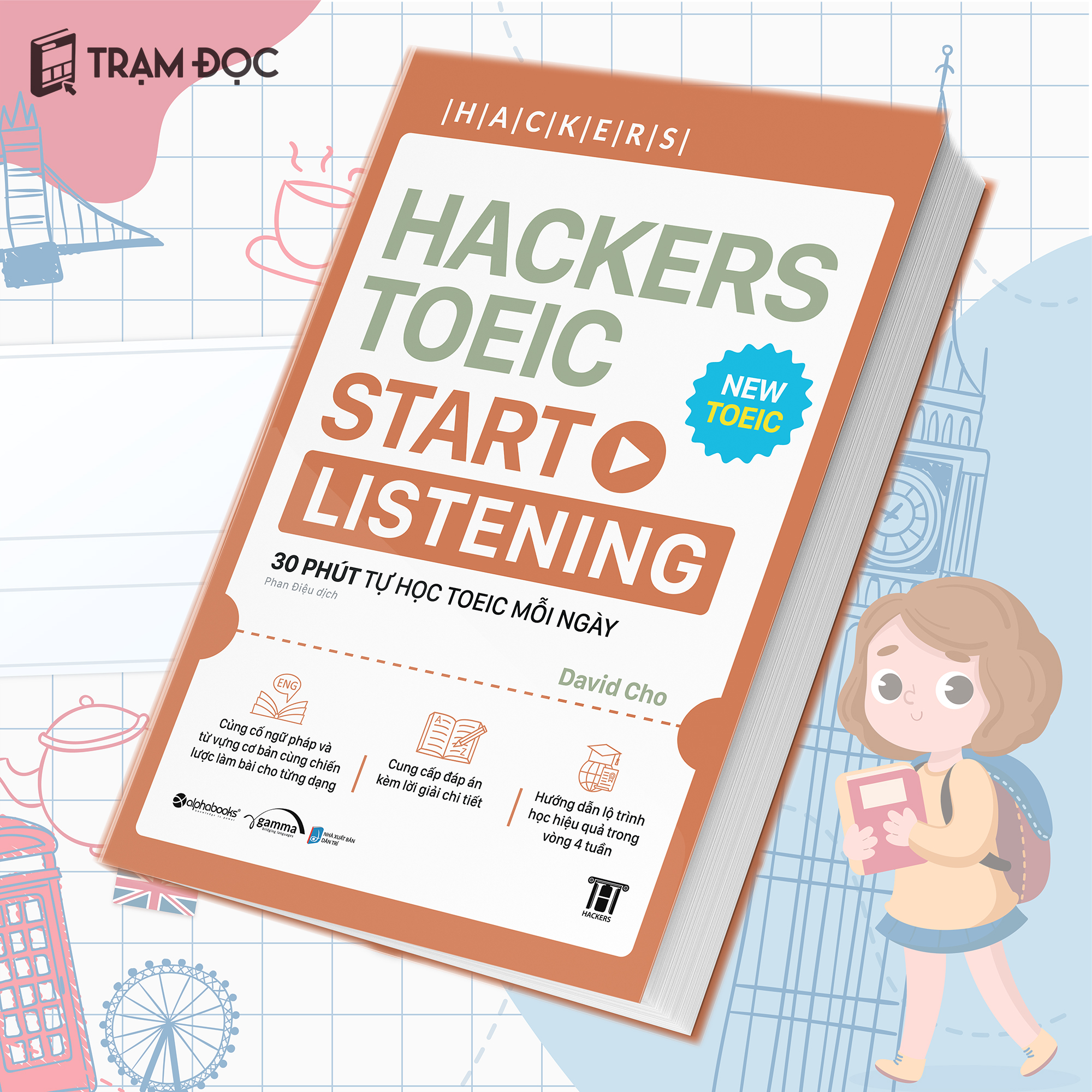 Hackers TOEIC Reading + Listening + Vocabulary  | Trạm Đọc Official