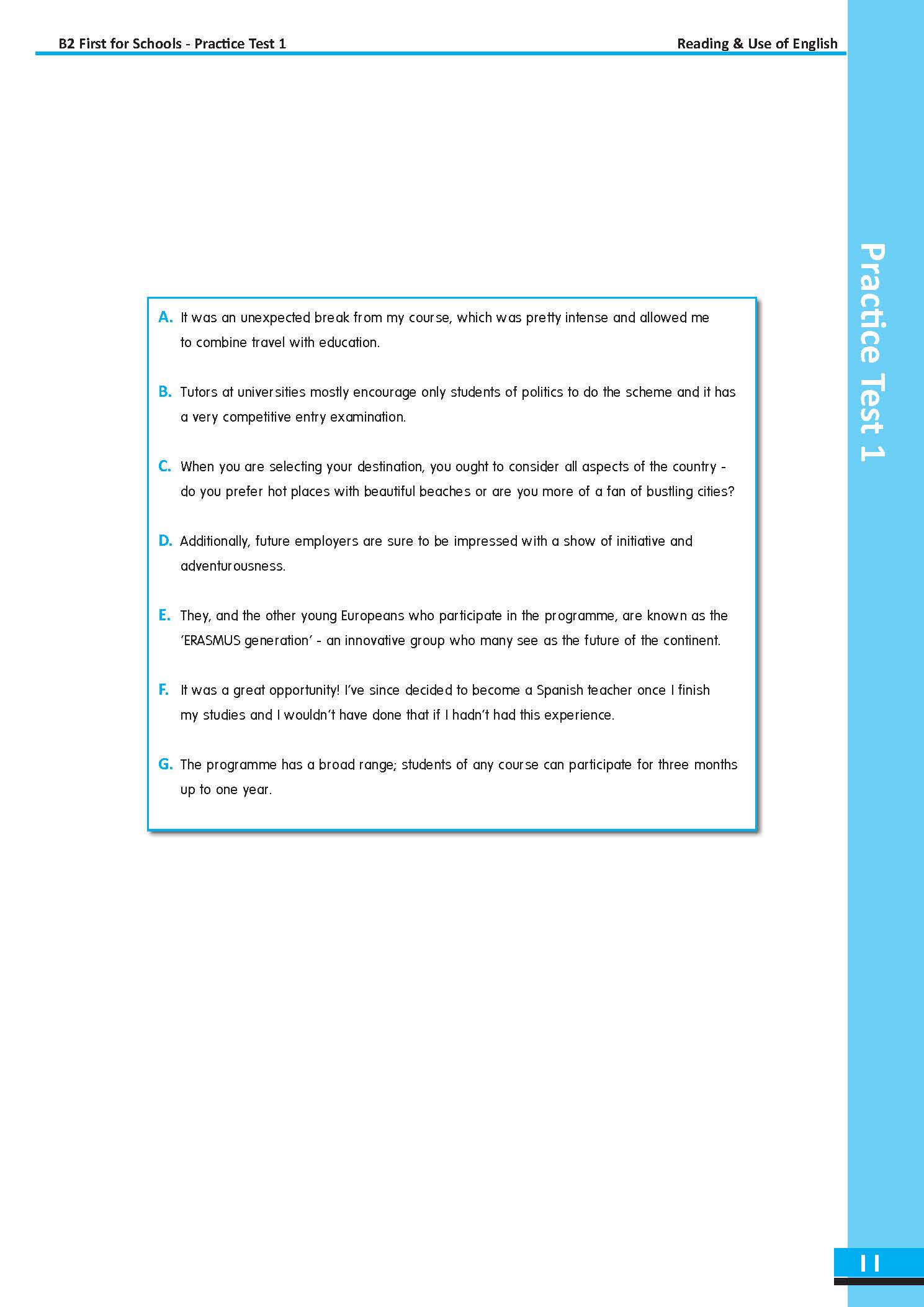 B2 First for School Preliminary 1 with 4 Practice Tests - Latest Format