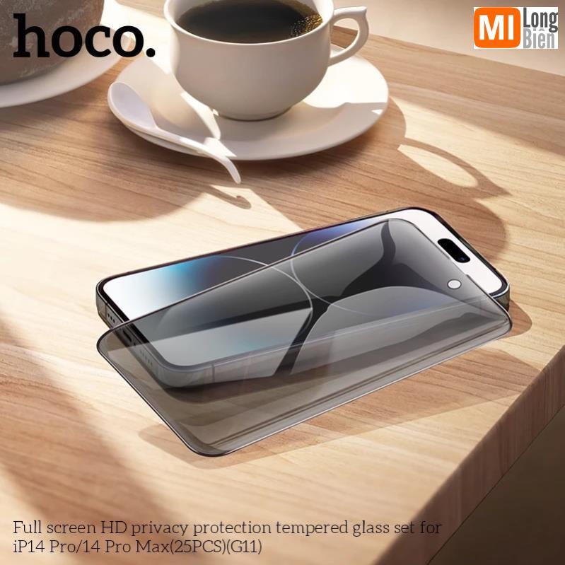 Cường Lực Chống Nhìn Chộm Hoco G11 Cho Iphone Full Màn 13/13Pro/13promax/14/14pro/14max/14promax